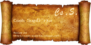 Cseh Sugárka névjegykártya